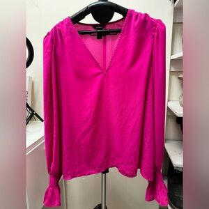 Fuchsia Longsleeve Blouse